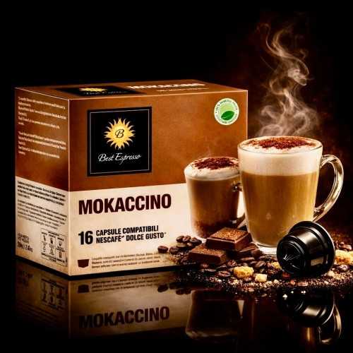 Mokaccino Capsule Compatible avec Dolce Gusto