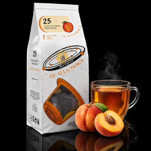 x25 Thé Goût Pêche Compatible Nespresso®