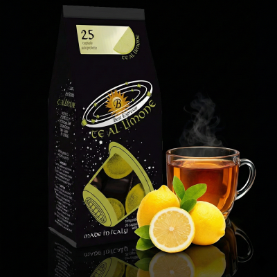 x25 Thé Goût Citron Capsule Compatible Nespresso® Energisant