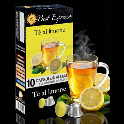 x10 Thé Citron Capsule Compatible avec Nespresso® Savoureux
