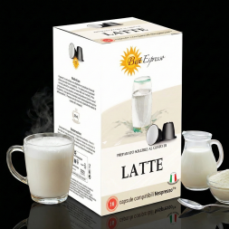 x16 Capsules de Lait Compatibles avec Nespresso® Mousse intense