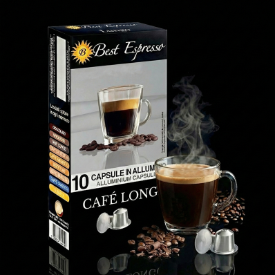 x10 Café Lungo Capsule Compatible Nespresso® Arôme Intense
