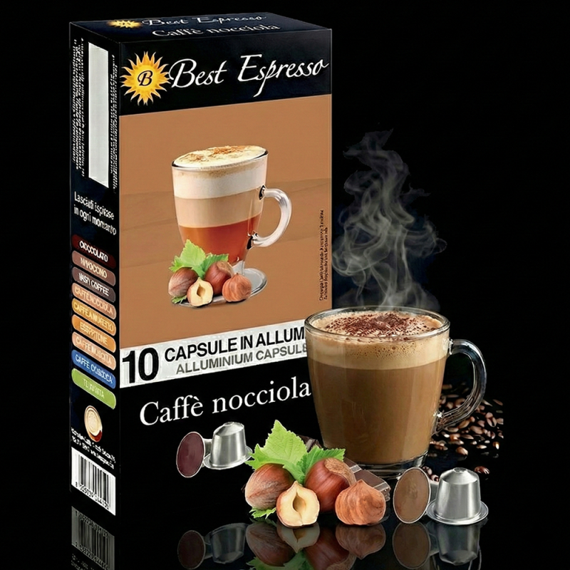 x10 Capsules de Café Noisette Gourmand – 100% Compatibles Nespresso®