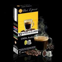 x10 Capsules Café 100% Arabica Compatible Nespresso® Goût Intense