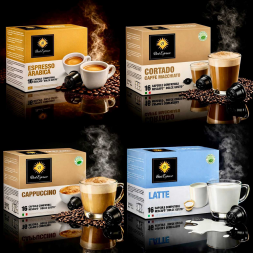 x64 Pack Capsules Café Compatibles Dolce Gusto® Réveil Intense