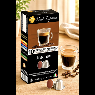 x10 Café Intenso Capsule Compatible Nespresso® Goût intense