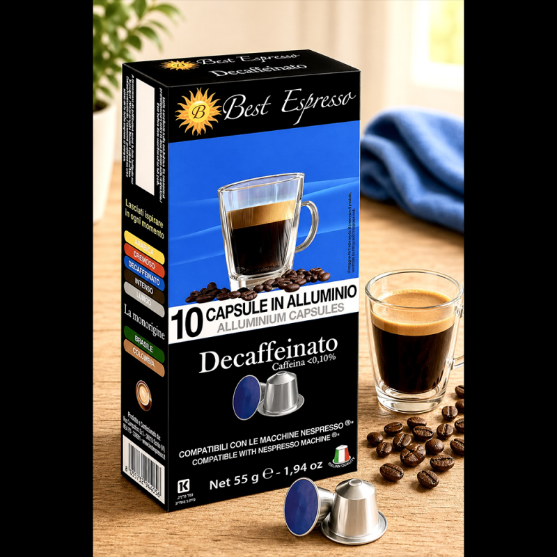 x10 Capsule Café Décaféiné Nespresso® Compatible