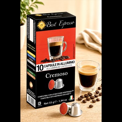 x10 Café Cremoso Compatibles Nespresso® Café intense et Crémeux
