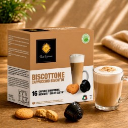 x16 Biscottone Capsules Café Compatibles avec Dolce Gusto®