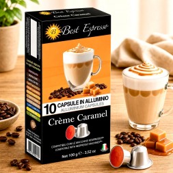 x10 Capsules Compatibles Nespresso - Café Crème Caramel Gourmand