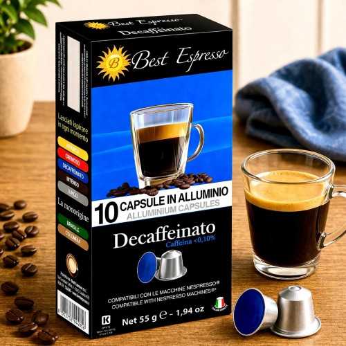 x10 Capsule Café Décaféiné Nespresso® Compatible