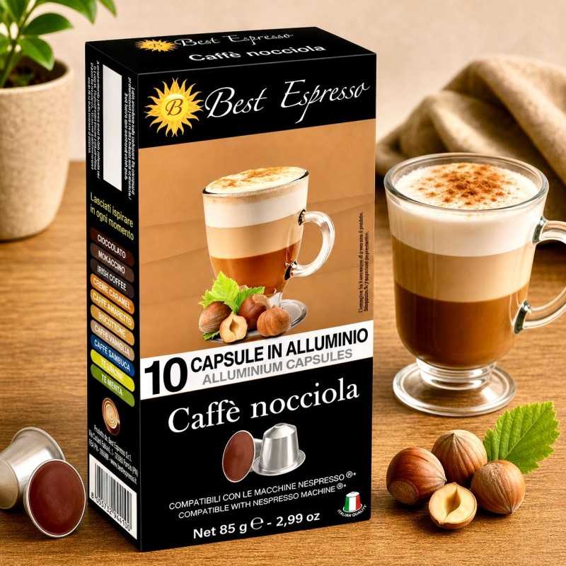 x10 Capsules de Café Noisette Gourmand – 100% Compatibles Nespresso®