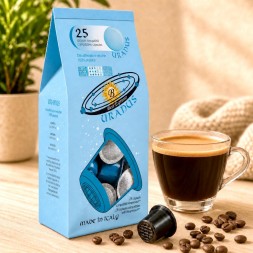 x25 Café Uranus Décaféiné Capsule Compatible Nespresso® Café Doux