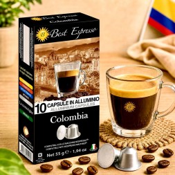 x10 Capsules Café Colombien Compatibles Nespresso® Riche et Intense