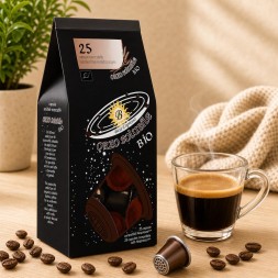 x25 Café Orzo Bio Capsules Compatibles avec Nespresso®