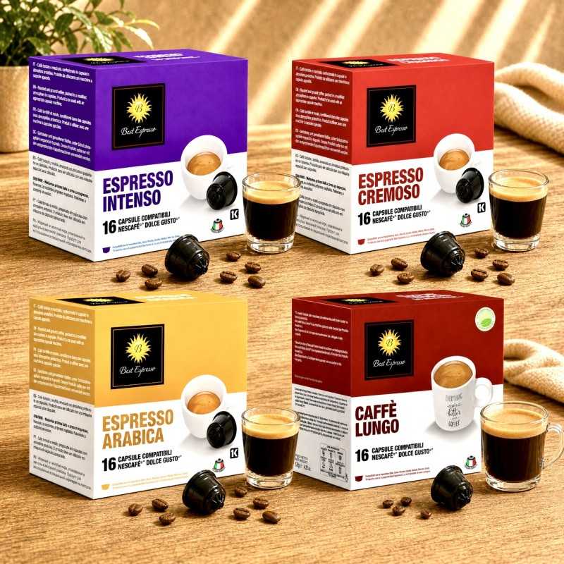 Pack Capsules Café Compatibles Dolce Gusto® Les Classiques