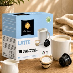x16 Capsules Lait Compatibles Machine à Café Dolce Gusto®