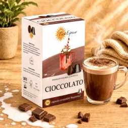 16 capsules de chocolat pour Nespresso