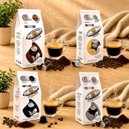 Pack Promotion 100 Capsules Café Fort Compatible Machine à Café Nespresso