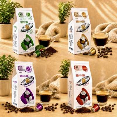 PACK CAFES DOUX 100 CAPSULES Pour Nespresso