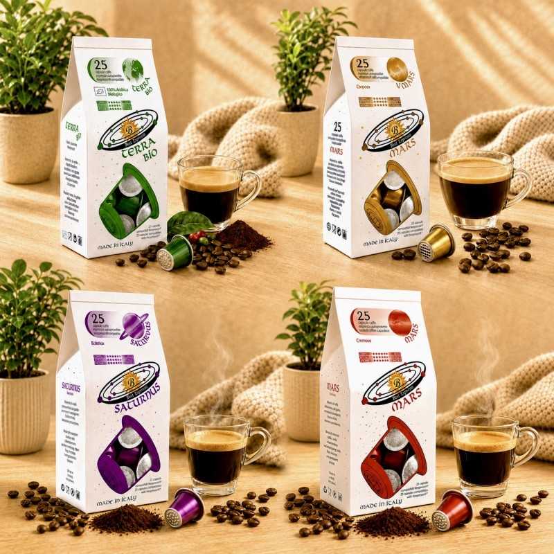 PACK CAFES DOUX 100 CAPSULES Pour Nespresso