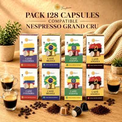 PACK CAFES GRAND CRU 128 CAPSULES