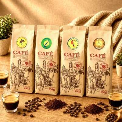 PACK 1Kg CAFES GRAND CRU GRAINS 250gx4