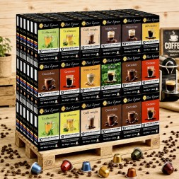 Grossiste Palette Capsules de Café Compatibles Nespresso
