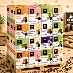Grossiste Palette Capsules de Café Aromatisé Compatibles Dolce Gusto