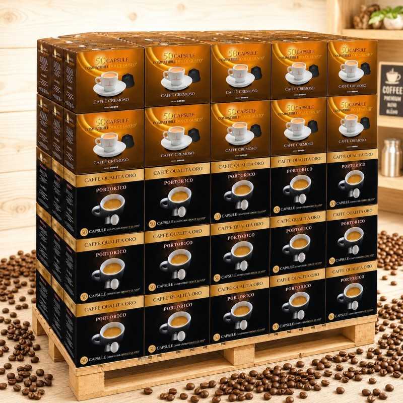 Grossiste Palette Capsules de Café Compatibles Dolce Gusto
