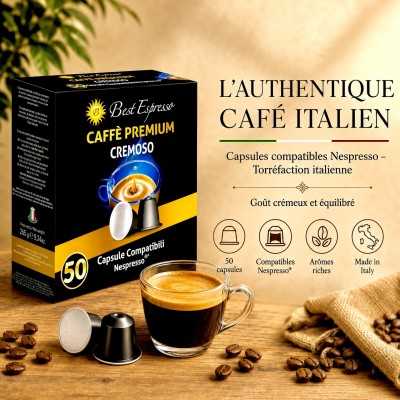x50 Capsules Café Prémium...