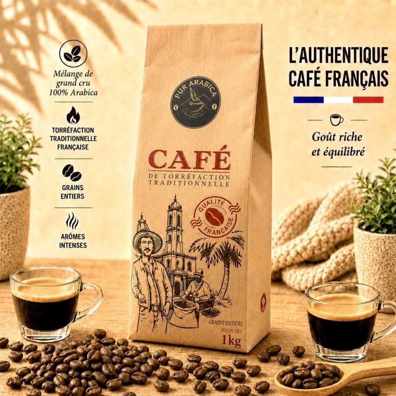 1Kg 100% Arabica Café Grain