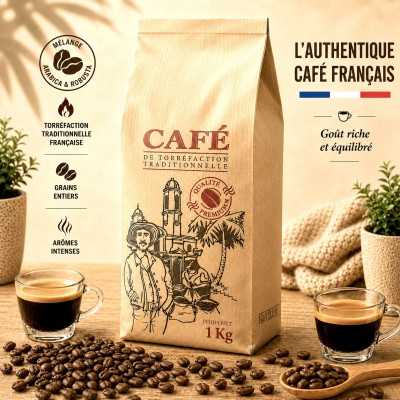 1Kg Le Marseillais Café Grain