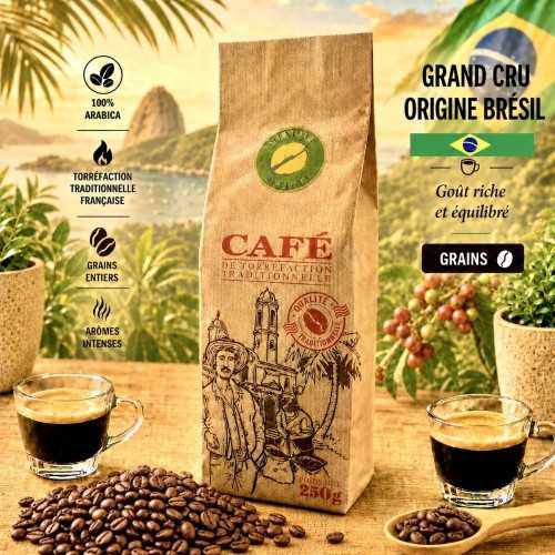 250g Brésil Café Grain