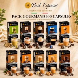 Pack Gourmand x100 Capsules Compatibles Nespresso®