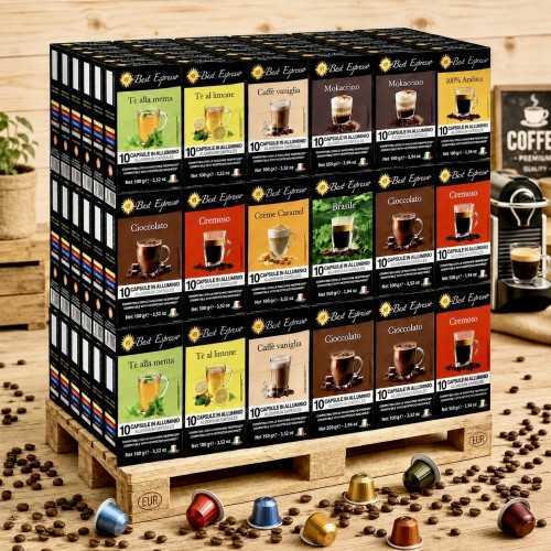 Grossiste Palette Capsules de Café Compatibles Nespresso