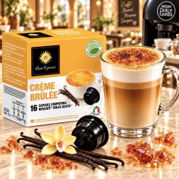 x16 Capsules Café Compatibles Dolce Gusto Crème Brulée®