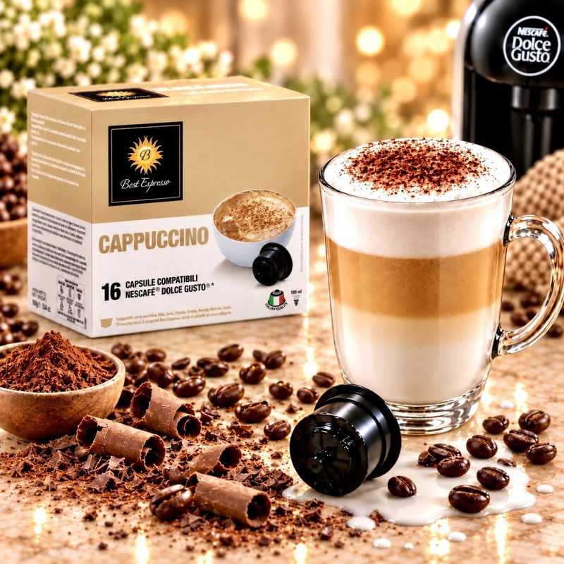 x16 Cappuccino Compatibles Machine à Café Dolce Gusto®