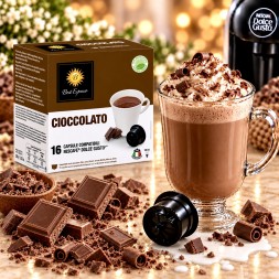 x16 Chocolat Capsule Compatible Dolce Gusto® Savoureux et Intense