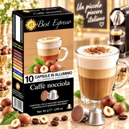 x10 Capsules de Café Noisette Gourmand – 100% Compatibles Nespresso®