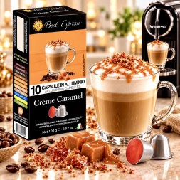 x10 Capsules Compatibles Nespresso - Café Crème Caramel Gourmand