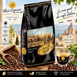 Café Grain Espresso italiano (Noir) Marzotto 1kg