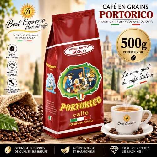 Café Grain Portorico (Rouge) 500g