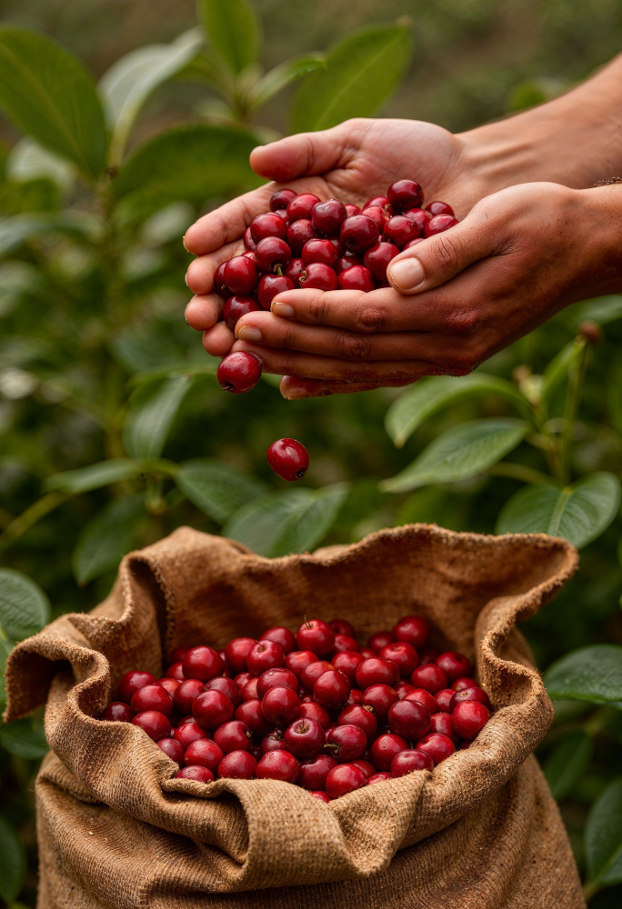 café grains colombie